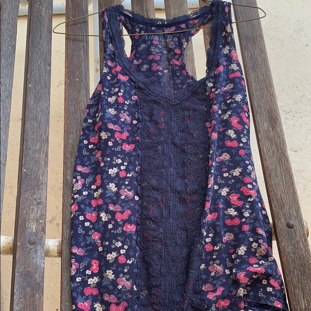 Floral Racerback Tank Top 🌸